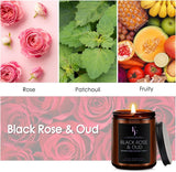 Eucalyptus &amp; Sage Scented Candles,Candles for Home Scented Aromatherapy Candles,Soy Wax Candle Gift for Women Men Amber Jar Candle, 7oz - Homesidy.com
