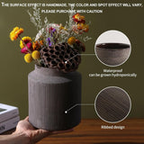 Rustic Vases for Home Decor. Ceramic Vase for Dining Table Decor. Terracotta Decorative Vase 6.1IN. ZSHLXM - Homesidy.com