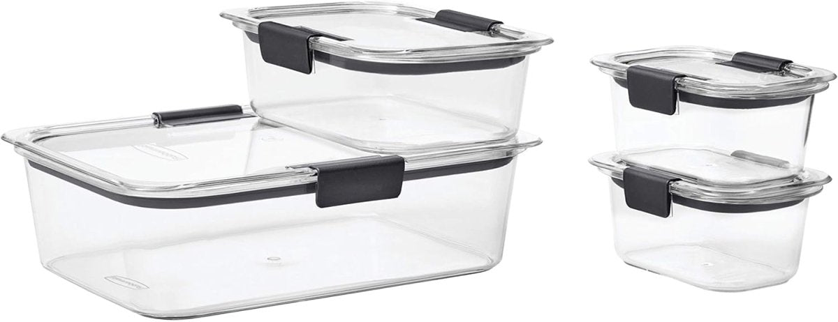 Rubbermaid Brilliance BPA - Free Airtight Food Storage Containers, 24 - Piece Set, Easy for Meal Prep, Lunch &amp; Leftovers - Homesidy.com