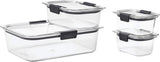 Rubbermaid Brilliance BPA - Free Airtight Food Storage Containers, 24 - Piece Set, Easy for Meal Prep, Lunch &amp; Leftovers - Homesidy.com