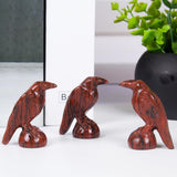 QLRSUXN Natural Black Obsidian Raven Figurines,2 Inch Healing Crystal Animal Statues,Lucky Guardian Pocket Crow Figurines as Women’s Gifts,Raven Statues for Office Home Decor and Ornament. - Homesidy.com
