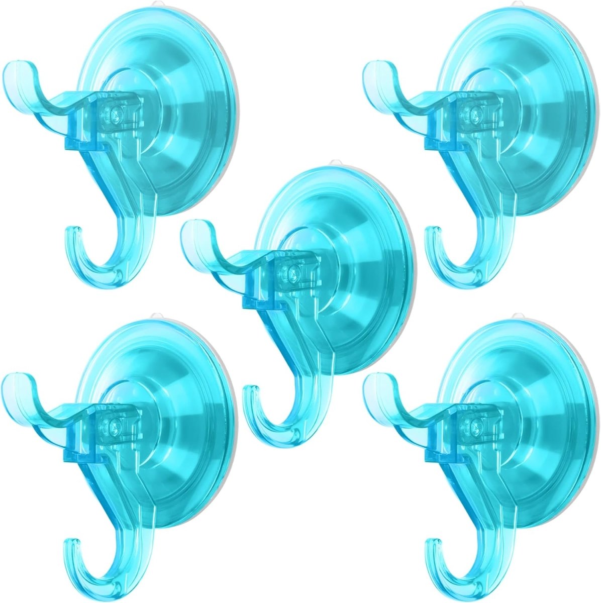 Antimbee 3 Pack Suction Cup Hooks, Clear Suction Cup Hanger, Removable Small Suction Cups for Shower, Bathroom, Glass, Door, Windows, Kitchen - Max Hanging up to 11 lbs on Smooth Surface - Homesidy.com