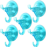 Antimbee 3 Pack Suction Cup Hooks, Clear Suction Cup Hanger, Removable Small Suction Cups for Shower, Bathroom, Glass, Door, Windows, Kitchen - Max Hanging up to 11 lbs on Smooth Surface - Homesidy.com