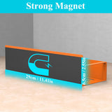 HuggieGems Metal 4 Pack Magnetic Spice Storage Rack Organizer for Refrigerator and Oven, Black Fridge Organizers and Storage - Homesidy.com