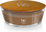 WoodWick Marine Amber Holiday Candle Gifts for Women and Men, 9.7 oz Precious Metals Collection with Crackling Wick - Homesidy.com