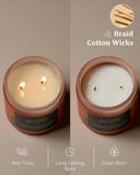M&amp;SENSE Ode to Winter Soy Candles Strong Scented, 2 Wick Jar Candle 19.4oz 110 Hour Long Lasting, Lavender Sandalwood Organic Natural Aromatherapy Candle Gifts Bedroom Bathroom Home Decor - Homesidy.com
