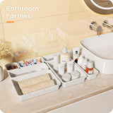A - LuGei 【Military Grade Drawer Organizer, 【𝟱𝗦𝗶𝘇𝗲】 Makeup organizer, 【Holds 177 Items】 Bathroom Organizers and Storage, Organization and Storage, Desk Drawer Organizer for Bathroom Vanity - Homesidy.com