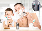 Razor Holder Shaver Hook Hanger Stand(2 Pack)Self Adhesive Stainless Steel Heavy Duty Utility Storage Hook,Shower Hook for Razor,Bathroom Kitchen Organizer for Plug Robe Towel Loofah Bathrobe Coat - Homesidy.com