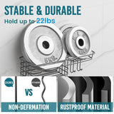 TAILI Shower Caddy Suction Cup 2 Pack with Hooks &amp; Soap holder, Heavy Duty Shower Organizer for Bathroom, No Drilling Bathroom Organizer with Large Capacity, Black Metal Storage Basket - Homesidy.com