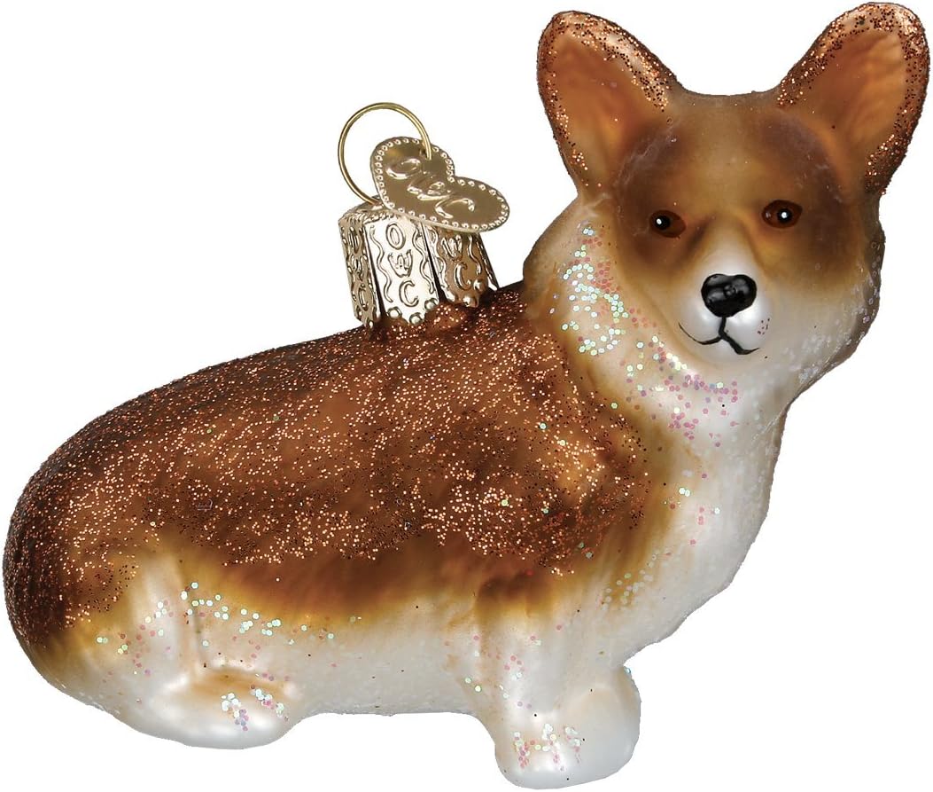 Old World Christmas Black Labrador Dog Collection Glass Blown Ornaments for Christmas Tree 3.75 x 1.5 - Homesidy.com