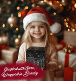 Merry Christmas Candles with Warmer LED, Christmas Decor Gifts Winter Candle with Pine Wood Spice Scents, Cypress Candle Over 40 Hours Burn Time, Home Decorations Indoor, 100% Soy Wax,White - Homesidy.com
