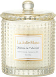 LA JOLIE MUSE Christmas Candle | Ruby Berry Bliss | Mandarin Cranberry &amp; Plum | 10 oz Festive Candle | 55 Hours Clean Burn | Gift for Women &amp; Family - Homesidy.com