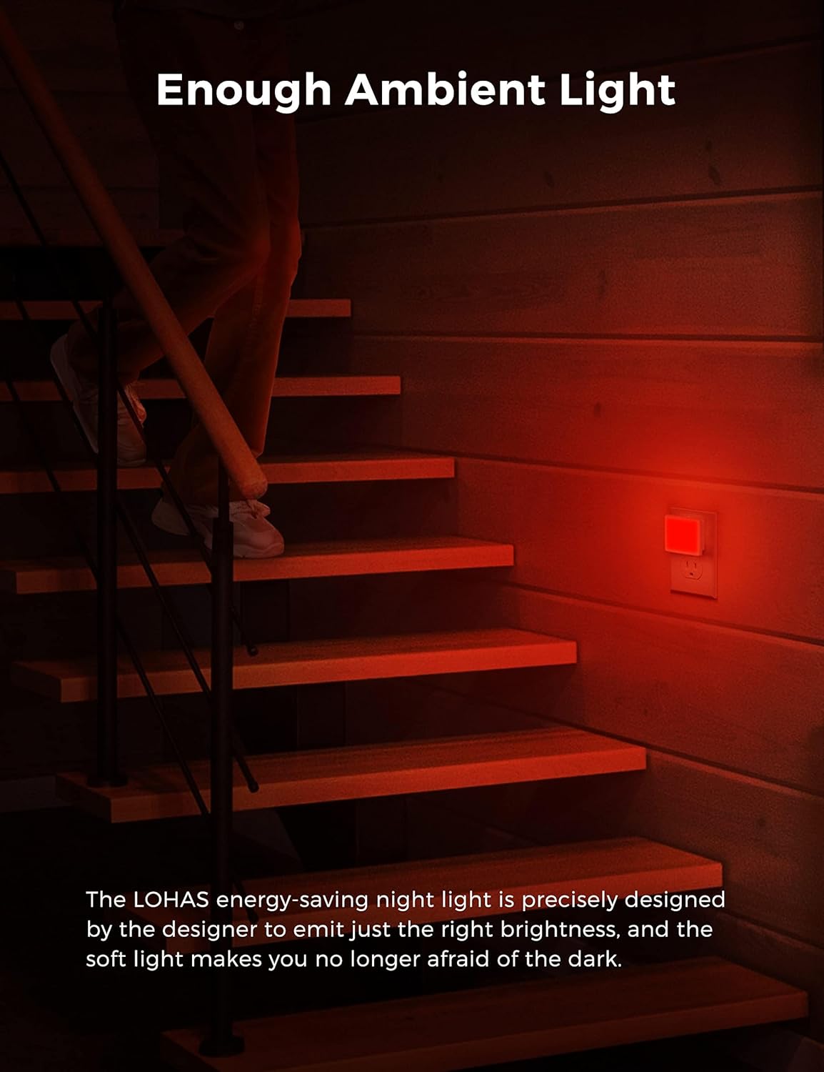 L LOHAS LED Night Lights Plug into Wall 2 - Pack, 0.3W Plug in Night Light, Dusk to Dawn, 3000K Soft White, Bright Nightlight Auto - On/Off, for Adults Kids Room Bedroom Bathroom Hallway Kitchen, Non - Dim - Homesidy.com