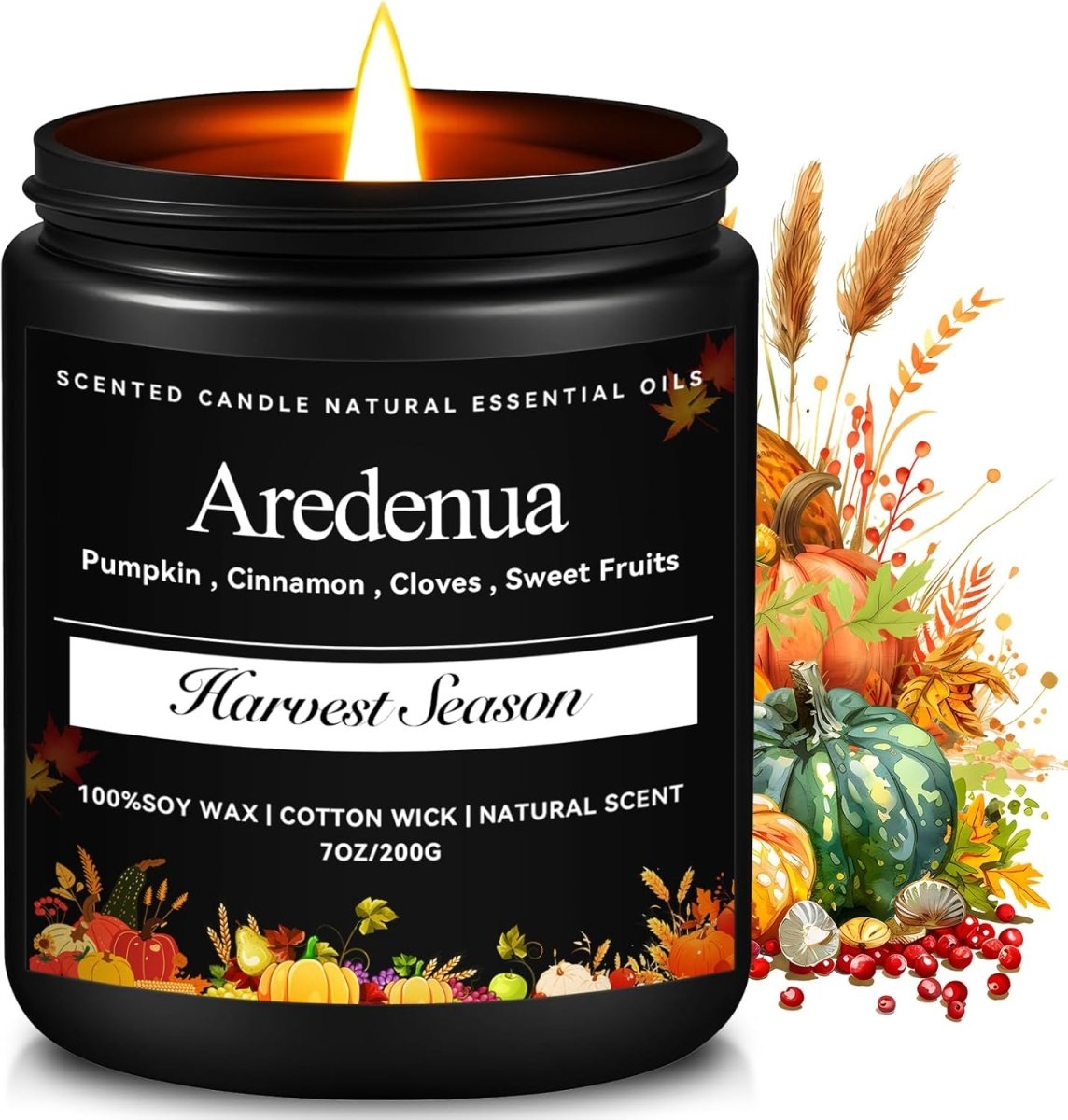 Christmas Candles - Christmas Spice Candle | 7 oz Soy Candles with Warm Cinnamon, Clove &amp; Nutmeg Aroma | Holiday Scented Candle, Cozy Winter Candle Gift for Men &amp; Women - Homesidy.com