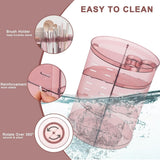 Rotating Makeup Organizer, DIY 8 Adjustable Layers Spinning Skincare Organizer, Cosmetic Display Case with Brush Holder Perfume Tray, Multi - Function Storage Carousel for Vanity Bathroom Countertop - Homesidy.com