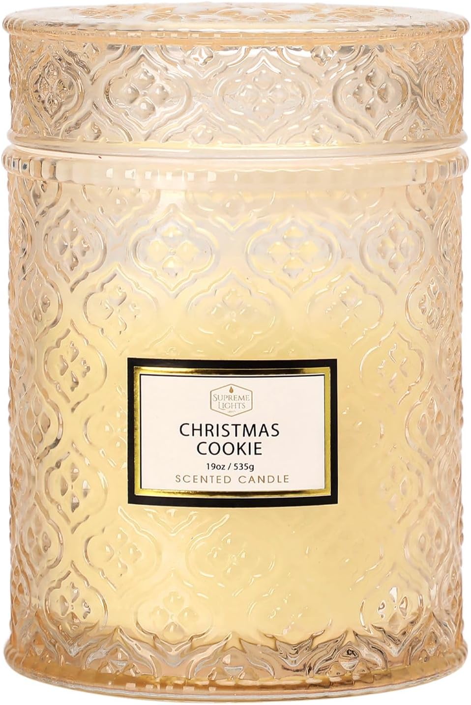 Frosted Cranberry Luxury Scented Candles - 19oz, 88hr Burn Time, Perfect Christmas Gifts for Women - Homesidy.com