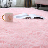 Shag Area Rugs for Bedroom Living Room,4X6 Ultra Soft Fluffy Area Rugs for Dorm, Indoor Carpet Nursery Rugs for Kids Girls Room Home Decor,Pink - Homesidy.com