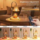 GEEZO Fragrance Candle Warmer Lamp，Electric Candle Warmer with Timer &amp; Dimmer，Mom Christmas Birthday Gifts for Women, House Warming Gifts New Home Bedroom Decor - Homesidy.com