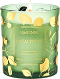 M&amp;SENSE Vanilla Scented Candles, Vegan Soy Candles, Creamy Naturally Scented, 8.1oz 42 - Hour Slow Burning Time, Toxic Free Winter Relaxing Sleep Thanksgiving Christmas Fancy Gift for Home Decor - Homesidy.com