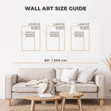 qmmp Modern Wooden Wall Sculptures - Set of 3 - MDF - Oak - Home Decor Accent - Large Wall Art for Living Room, Bedroom, Office - Easy Installation (Oak, Medium - Mountain and Sun, Unframed) - Homesidy.com