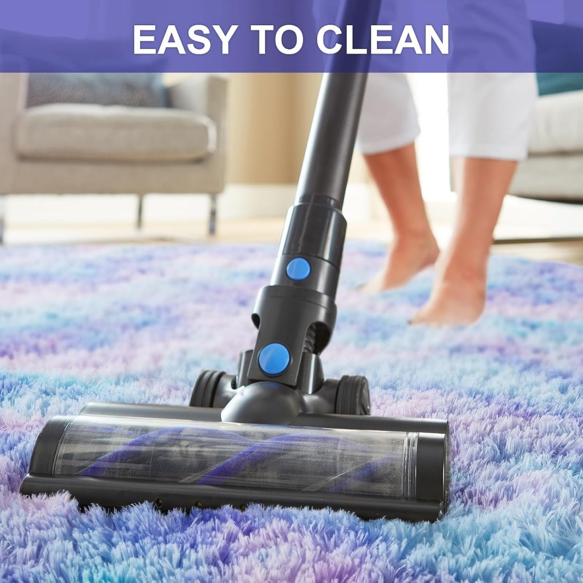 Ophanie Area Rugs for Living Room Bedroom, Upgrade Non - Slip Fluffy Soft Grey Shag Carpet, Indoor Floor Gray 4x6 Fuzzy Shaggy Living Room Plush Rug for Kids Home Dorm Decor Aesthetic - Homesidy.com