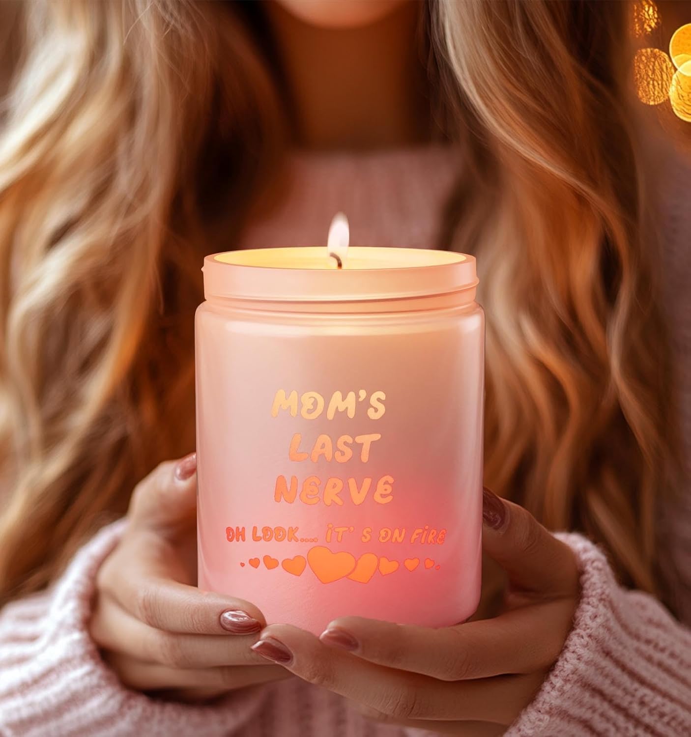 Merry Christmas Candles with Warmer LED, Christmas Decor Gifts Winter Candle with Pine Wood Spice Scents, Cypress Candle Over 40 Hours Burn Time, Home Decorations Indoor, 100% Soy Wax,White - Homesidy.com