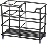 Urbanstrive 304 Stainless Steel Bathroom Toothbrush Holder Toothpaste Holder Stand Bathroom Accessories Organizer (Black, Small) - Homesidy.com