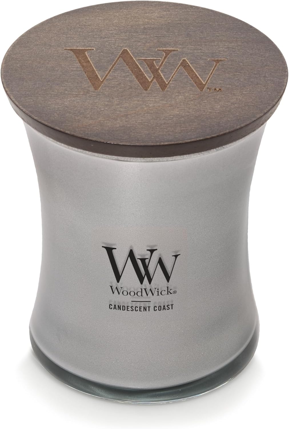 WoodWick Marine Amber Holiday Candle Gifts for Women and Men, 9.7 oz Precious Metals Collection with Crackling Wick - Homesidy.com