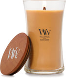 WoodWick Marine Amber Holiday Candle Gifts for Women and Men, 9.7 oz Precious Metals Collection with Crackling Wick - Homesidy.com