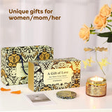 Christmas Gifts for Women, Unique Birthday Gifts for Women, Lavender Butterfly Rotating Scented Candles for Home Fragrance, Mom Birthday Gift from Daughter Son, Xmas Candle Gift for Sister Grandma - Homesidy.com