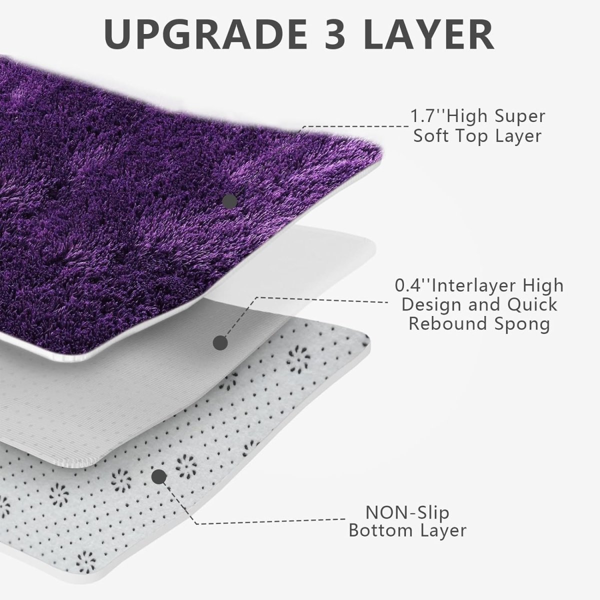 Shag Area Rugs for Bedroom Living Room,4X6 Ultra Soft Fluffy Area Rugs for Dorm, Indoor Carpet Nursery Rugs for Kids Girls Room Home Decor,Pink - Homesidy.com