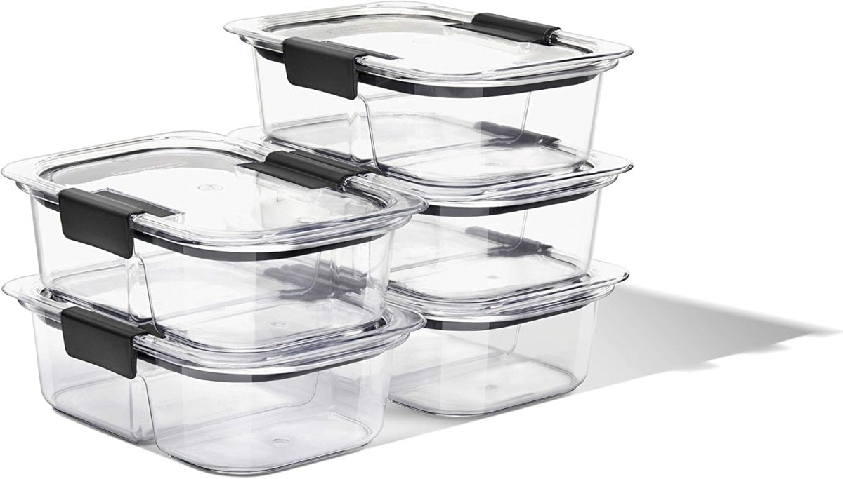 Rubbermaid Brilliance BPA - Free Airtight Food Storage Containers, 24 - Piece Set, Easy for Meal Prep, Lunch &amp; Leftovers - Homesidy.com