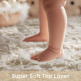 Ophanie Area Rugs for Living Room Bedroom, Upgrade Non - Slip Fluffy Soft Grey Shag Carpet, Indoor Floor Gray 4x6 Fuzzy Shaggy Living Room Plush Rug for Kids Home Dorm Decor Aesthetic - Homesidy.com