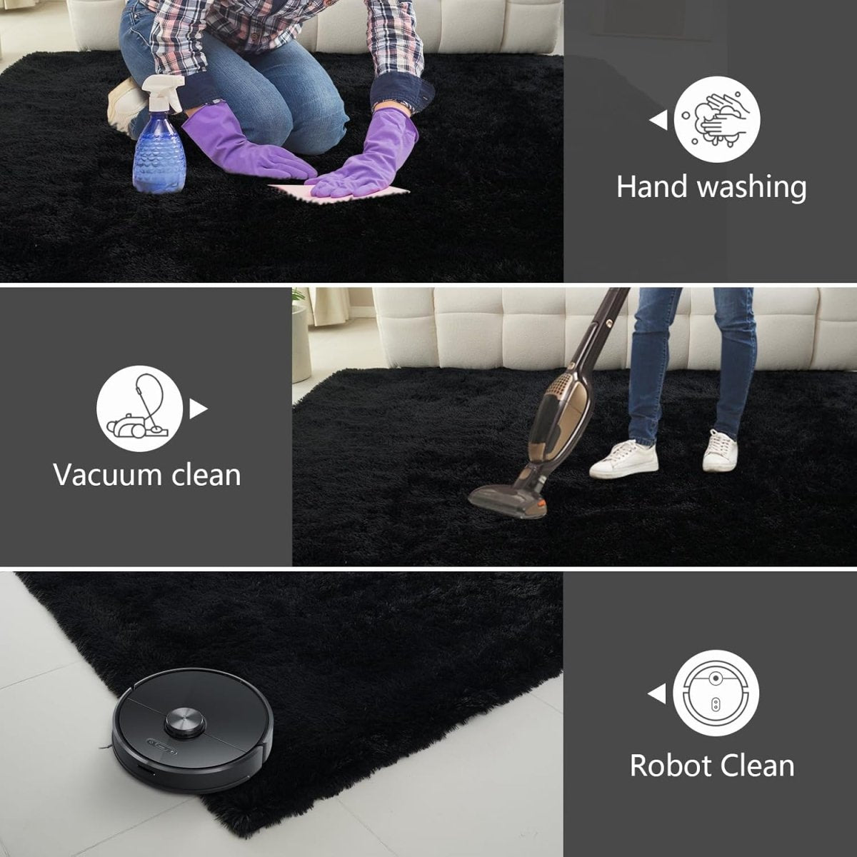 Shag Area Rugs for Bedroom Living Room,4X6 Ultra Soft Fluffy Area Rugs for Dorm, Indoor Carpet Nursery Rugs for Kids Girls Room Home Decor,Pink - Homesidy.com