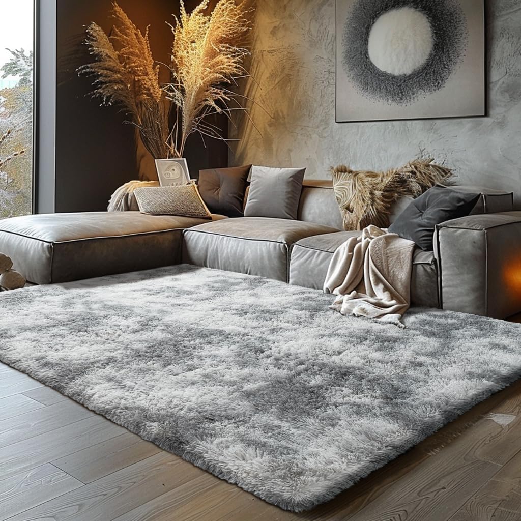 Shag Area Rugs for Bedroom Living Room,4X6 Ultra Soft Fluffy Area Rugs for Dorm, Indoor Carpet Nursery Rugs for Kids Girls Room Home Decor,Pink - Homesidy.com