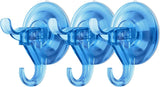 Antimbee 3 Pack Suction Cup Hooks, Clear Suction Cup Hanger, Removable Small Suction Cups for Shower, Bathroom, Glass, Door, Windows, Kitchen - Max Hanging up to 11 lbs on Smooth Surface - Homesidy.com