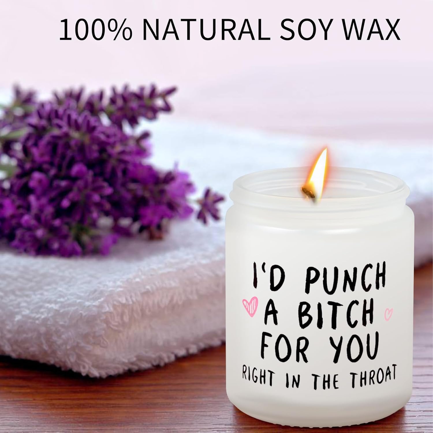 Niviy Gifts for Women, Christmas Scented Candle Stocking Stuffers, Valentines Galentines Day Gifts, Funny Candle for Women, Sister Christmas Gift for Sisters, Friend Cute Birthday Anniversary 7oz - Homesidy.com