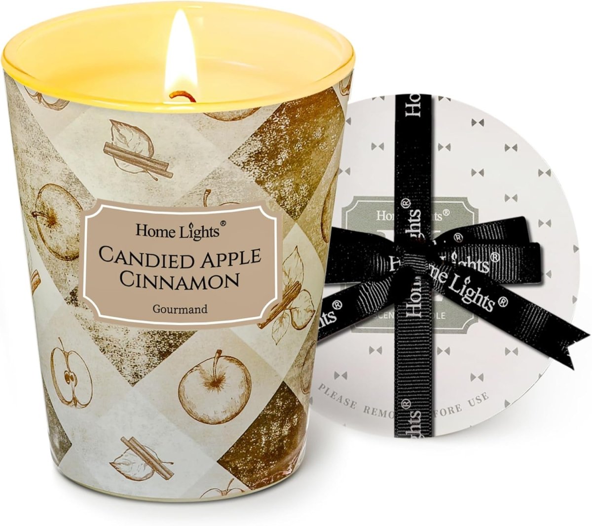HomeLights Scented Candles for Women &amp; Men, 18oz Candle Jars Aromatherapy 4 - Wick Candle, Ideal for Rustic Modern Home Decor and Gifts, Blueberry Cheesecake - Homesidy.com