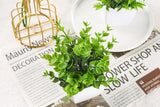 Der Rose 4 Pack Fake Plants Mini Artificial Greenery Potted Plants for Home Decor Indoor Office Table Room Farmhouse Bathroom Decor - Homesidy.com