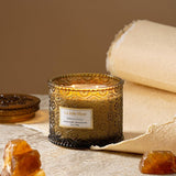 LA JOLIE MUSE Sahara Amber Candle – Bergamot, Clove &amp; Amber | 12 oz Large 2 - Wick Soy Wax Candle | 60 Hours Clean Burn | Gift - Ready for Hosts &amp; Gatherings | Elegant Home Décor - Homesidy.com