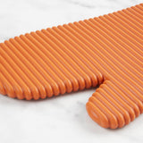 KITCHENAID Ribbed Soft Silicone Oven Mitt 2 - Pack Set, 7.5&34;x13&34;, Milkshake - Homesidy.com