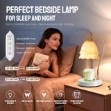GEEZO Fragrance Candle Warmer Lamp，Electric Candle Warmer with Timer &amp; Dimmer，Mom Christmas Birthday Gifts for Women, House Warming Gifts New Home Bedroom Decor - Homesidy.com