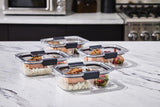 Rubbermaid Brilliance BPA - Free Airtight Food Storage Containers, 24 - Piece Set, Easy for Meal Prep, Lunch &amp; Leftovers - Homesidy.com