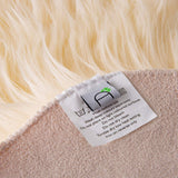 Ashler Faux Fur Rug, Fluffy White Small Sheepskin Rug, Ultra Soft 2x3 Ft Mat, Machine Washable Shag Mats, Nursery Throw for Bed, Living, Kids Room - Homesidy.com