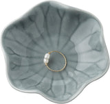 Mecaikru Ceramic Trinket Dish, Ring Tray, Decorative Jewelry Dish for Earrings Necklaces Watch Keys, for Women, White Green - Homesidy.com