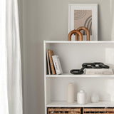 PEAKOLY Wood Arch Decorative Objects - Modern Bookshelf Decor, Coffee Table Sculpture, Floating Shelf Decor Accents, Japandi Home Decorations for Side, Console and Entryway Table - Homesidy.com