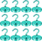 LOVIMAG Magnetic Hooks, 12 Pack 30lbs Magnet Hook 2025 Cruise Cabin Ship Essentials Heavy Duty Strong Magnets Refrigerator Fridge Hanging for Classroom Beach Vacation Kitchen Grills Home (Black) - Homesidy.com