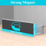 HuggieGems Metal 4 Pack Magnetic Spice Storage Rack Organizer for Refrigerator and Oven, Black Fridge Organizers and Storage - Homesidy.com