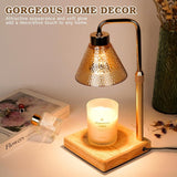 Modern Candle Warmer Lamp with Timer, Dimmable Candle Lamp Warmer, Men Women Christmas Birthday Gifts, Black Candle Warmer, Adjustable Candle Light Warmer, Cozy Living Room Bedroom Home Decor - Homesidy.com