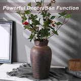 Rustic Vases for Home Decor. Ceramic Vase for Dining Table Decor. Terracotta Decorative Vase 6.1IN. ZSHLXM - Homesidy.com